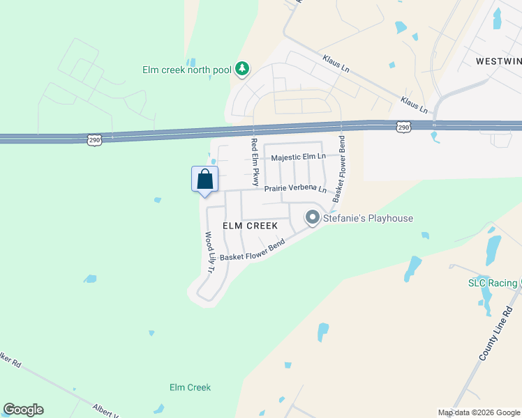 map of restaurants, bars, coffee shops, grocery stores, and more near 17805 Prairie Verbena Lane in Elgin