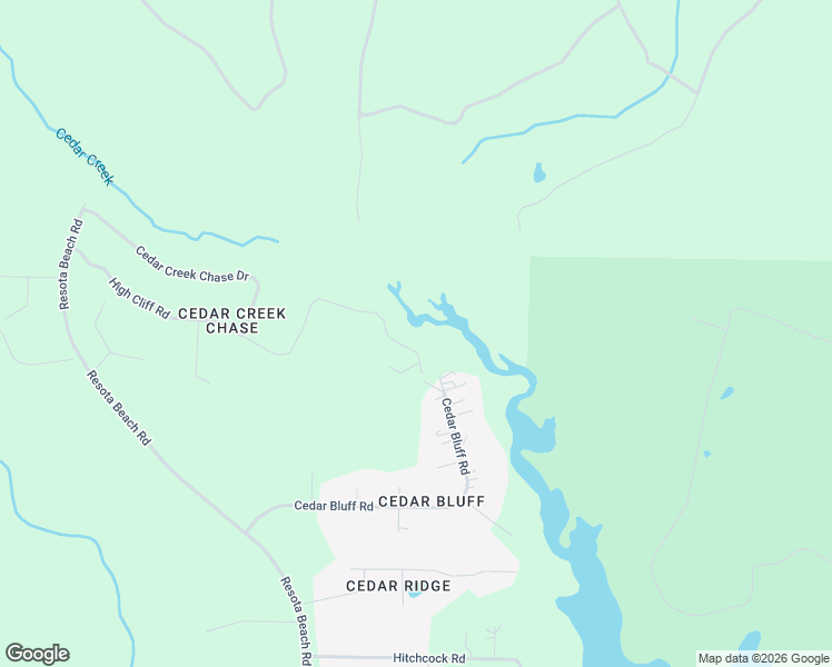 map of restaurants, bars, coffee shops, grocery stores, and more near 3537 High Cliff Road in Southport