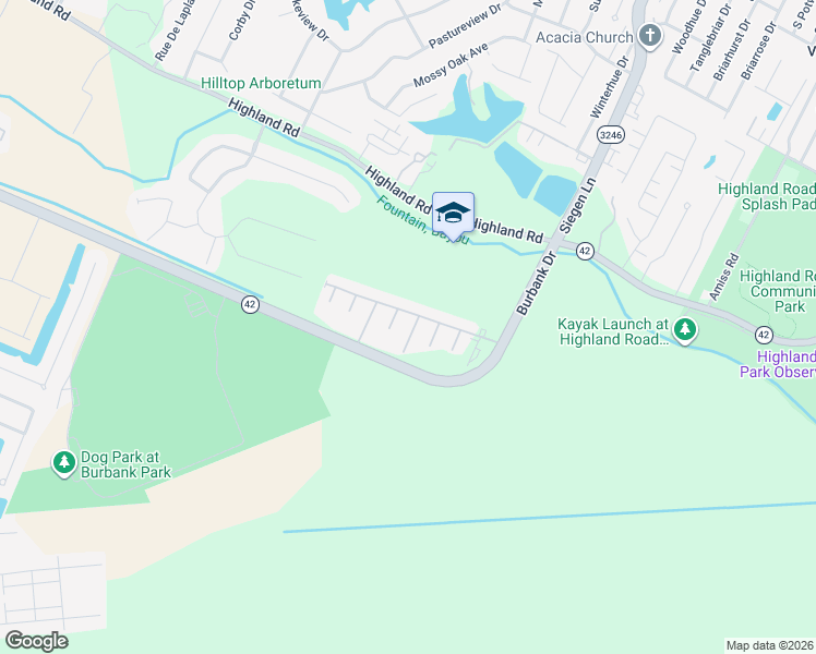 map of restaurants, bars, coffee shops, grocery stores, and more near 12727 Great Tern Avenue in Baton Rouge