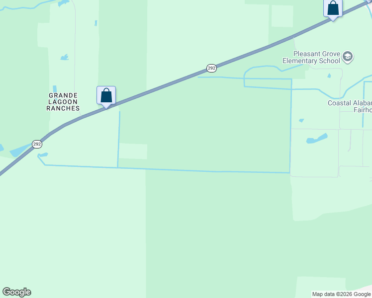 map of restaurants, bars, coffee shops, grocery stores, and more near 10375-10499 Sorrento Road in Pensacola