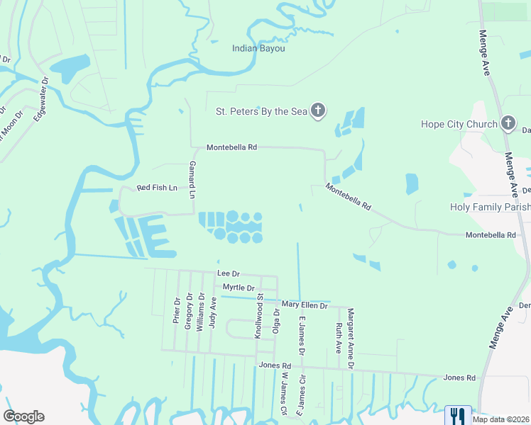 map of restaurants, bars, coffee shops, grocery stores, and more near in Pass Christian