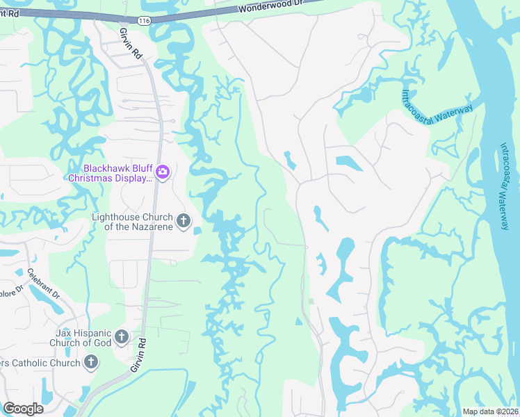 map of restaurants, bars, coffee shops, grocery stores, and more near 1280 Queens Island Court in Jacksonville