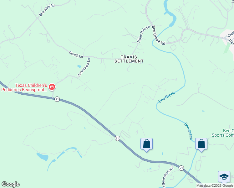 map of restaurants, bars, coffee shops, grocery stores, and more near 4901 Creek Meadow in Spicewood