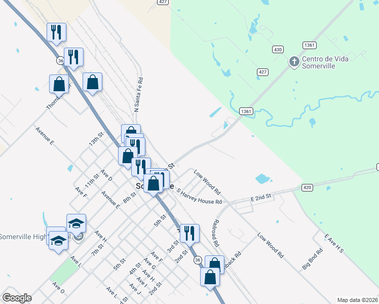 map of restaurants, bars, coffee shops, grocery stores, and more near East 8th Street in Somerville