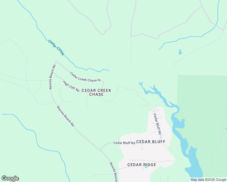 map of restaurants, bars, coffee shops, grocery stores, and more near 3507 High Cliff Road in Southport