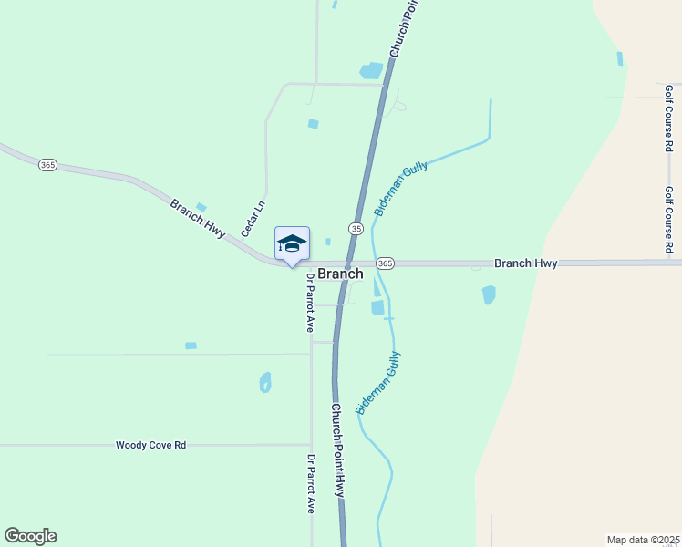 map of restaurants, bars, coffee shops, grocery stores, and more near in Branch