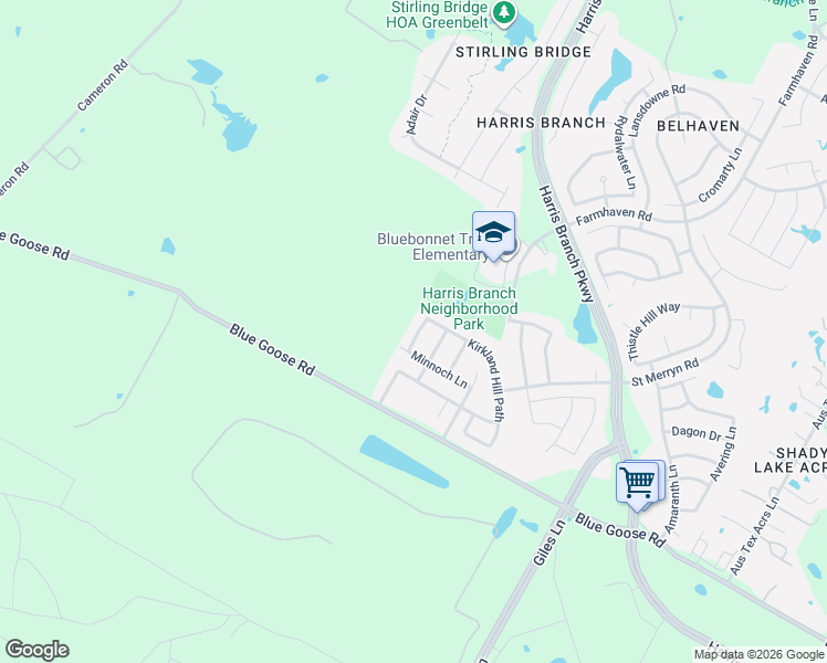map of restaurants, bars, coffee shops, grocery stores, and more near 11236 Kildoon Drive in Austin