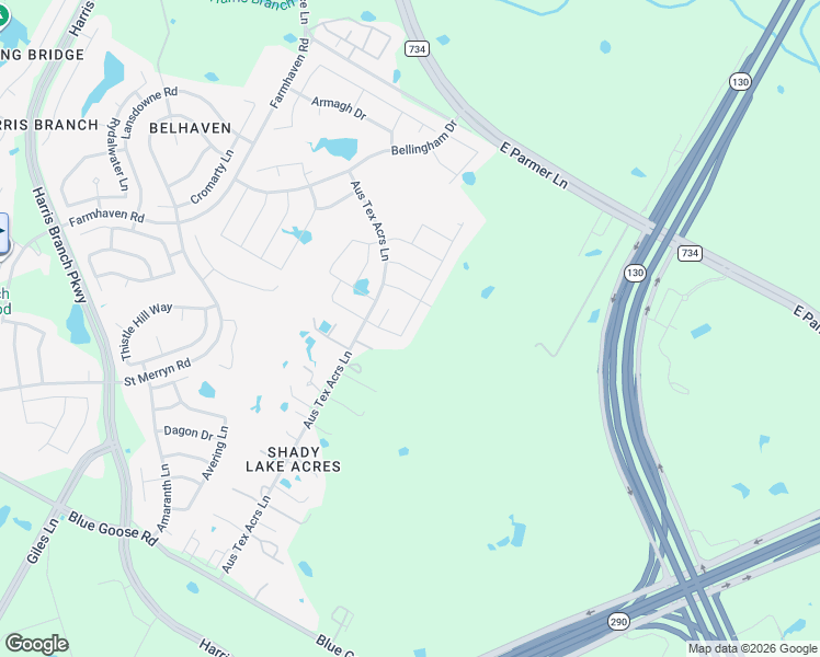 map of restaurants, bars, coffee shops, grocery stores, and more near 11604 Caithness Way in Austin