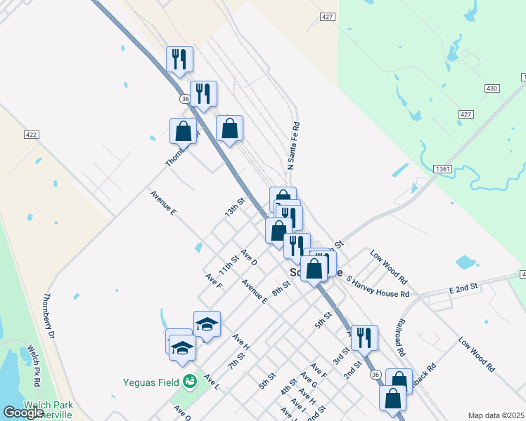 map of restaurants, bars, coffee shops, grocery stores, and more near 937 Avenue A in Somerville