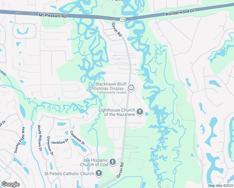 map of restaurants, bars, coffee shops, grocery stores, and more near 13102 Yamasi Trail in Jacksonville