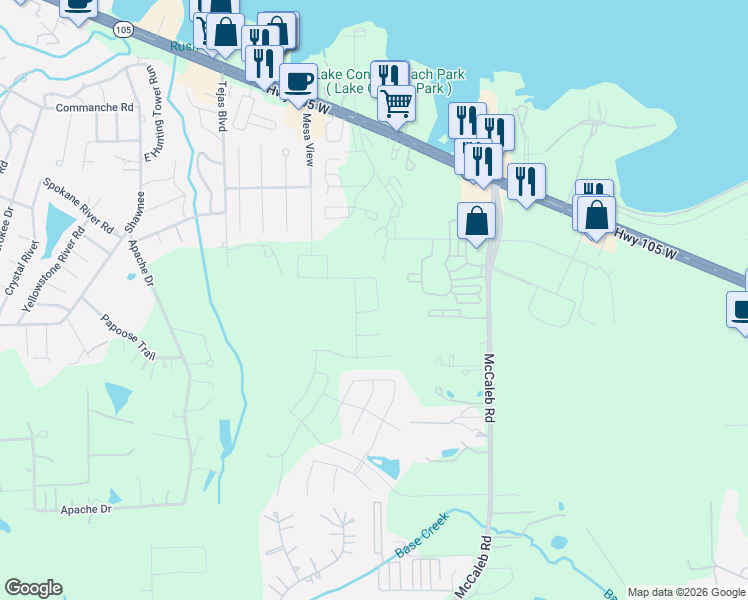 map of restaurants, bars, coffee shops, grocery stores, and more near 450 McCaleb Road in Montgomery