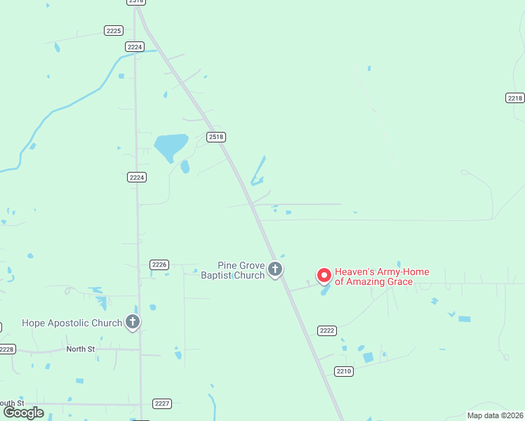 map of restaurants, bars, coffee shops, grocery stores, and more near 3126 Farm to Market Road 2518 in Cleveland