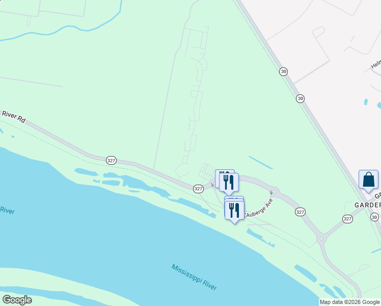 map of restaurants, bars, coffee shops, grocery stores, and more near 3264 Pointe-Marie Drive in Baton Rouge