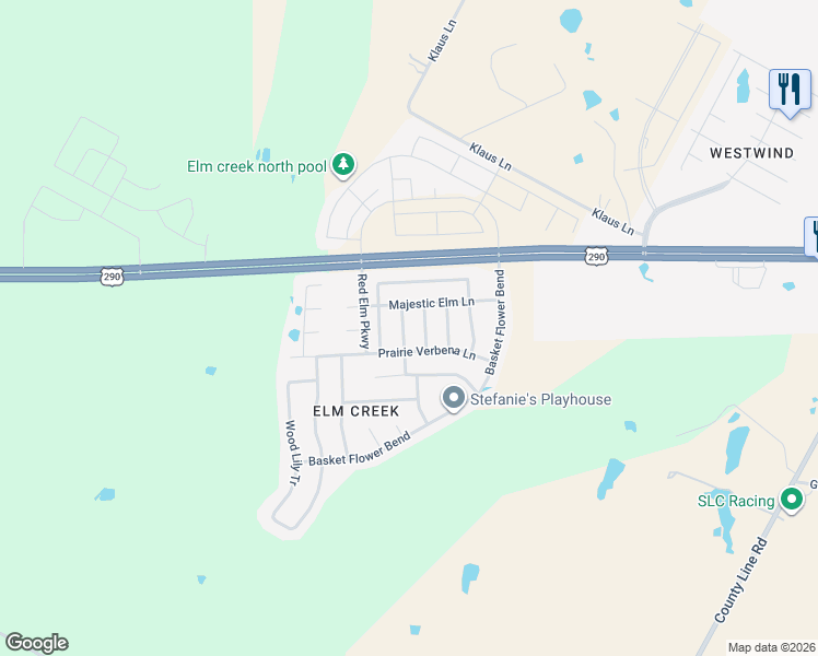 map of restaurants, bars, coffee shops, grocery stores, and more near 13021 Jelly Palm Trail in Elgin