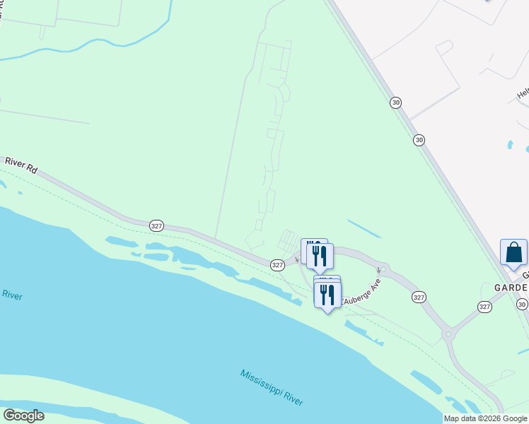 map of restaurants, bars, coffee shops, grocery stores, and more near 3264 Pointe-Marie Drive in Baton Rouge