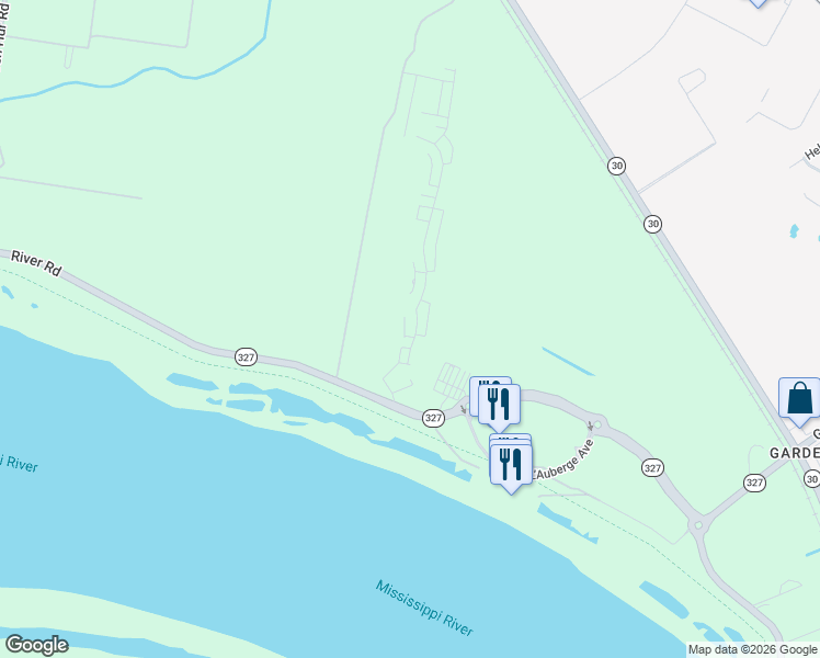 map of restaurants, bars, coffee shops, grocery stores, and more near 3264 Pointe-Marie Drive in Baton Rouge