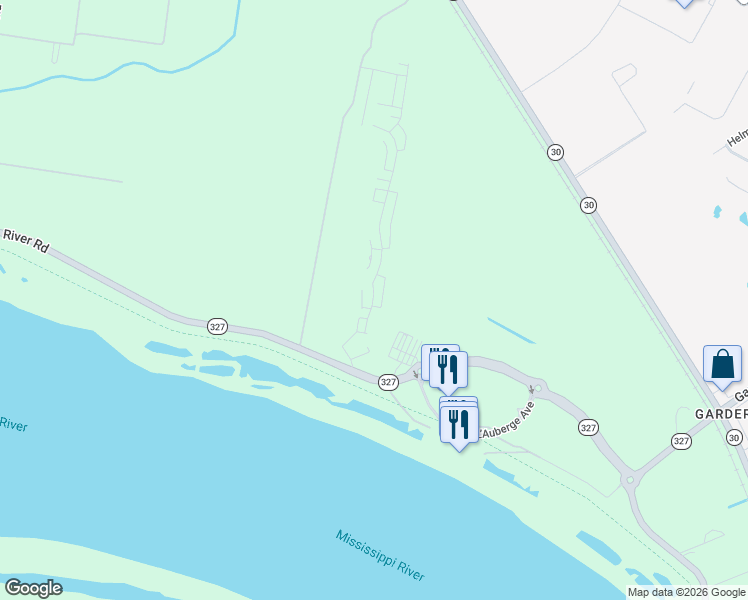 map of restaurants, bars, coffee shops, grocery stores, and more near 3264 Pointe-Marie Drive in Baton Rouge