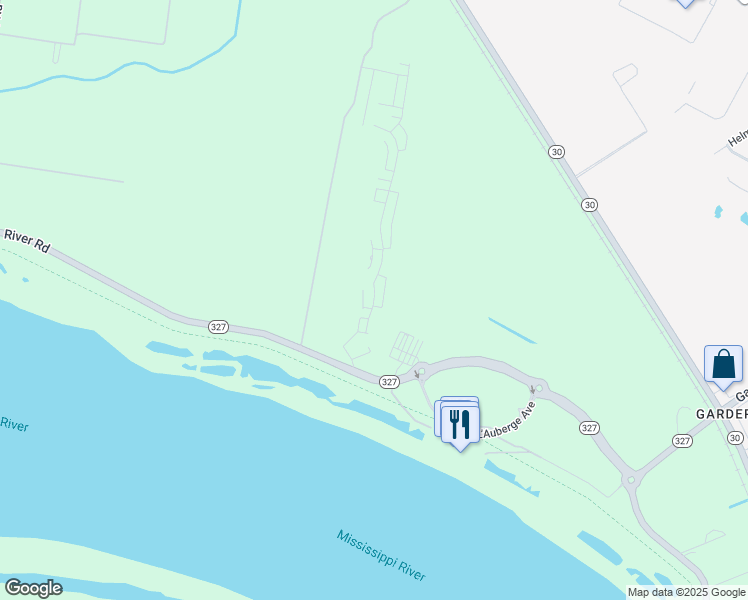 map of restaurants, bars, coffee shops, grocery stores, and more near 3118 Pointe-Marie Drive in Baton Rouge