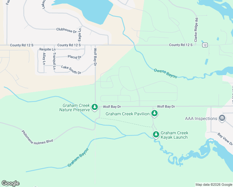 map of restaurants, bars, coffee shops, grocery stores, and more near 23200 Wolf Bay Drive in Foley