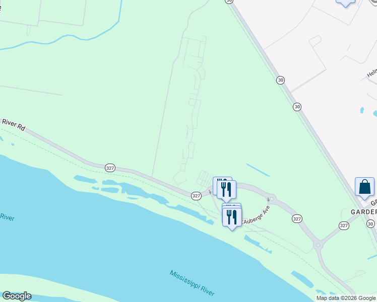 map of restaurants, bars, coffee shops, grocery stores, and more near 3264 Pointe-Marie Drive in Baton Rouge