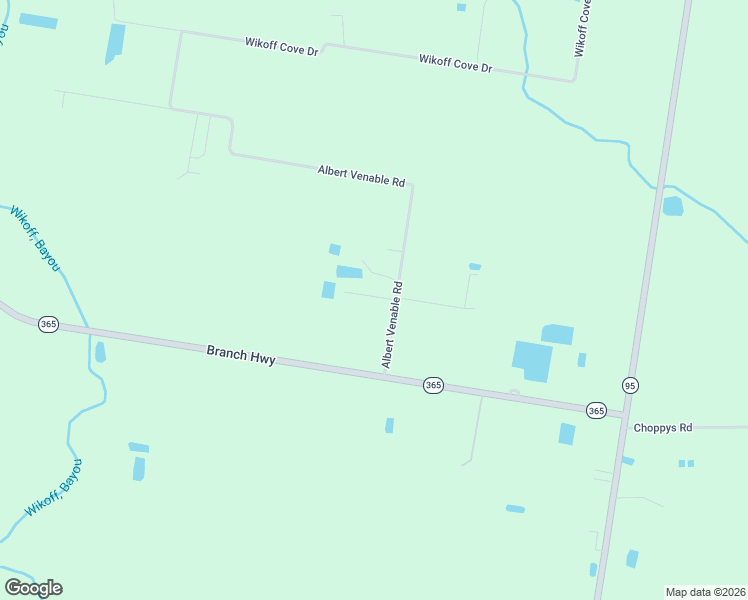 map of restaurants, bars, coffee shops, grocery stores, and more near 126 Volton Costille Lane in Church Point