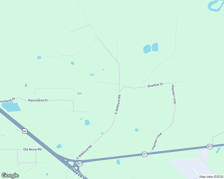 map of restaurants, bars, coffee shops, grocery stores, and more near 2636 Warden Road in Kountze