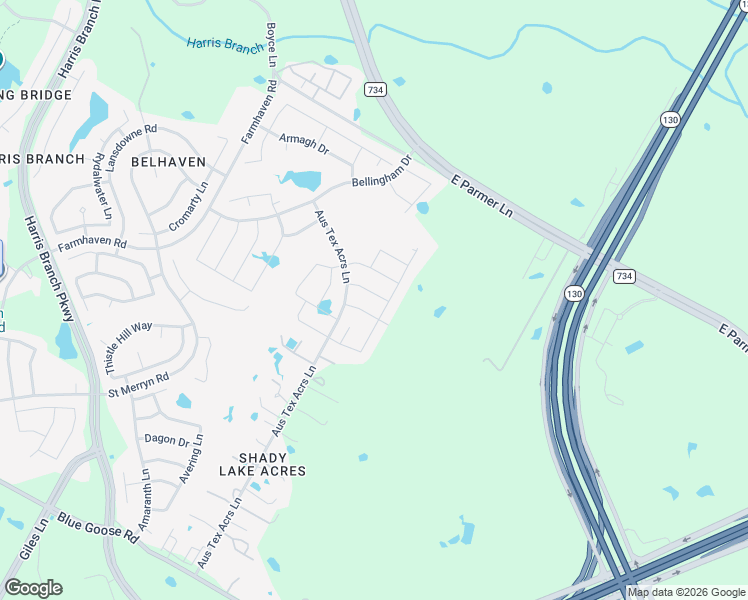 map of restaurants, bars, coffee shops, grocery stores, and more near 7613 Saginaw Drive in Manor