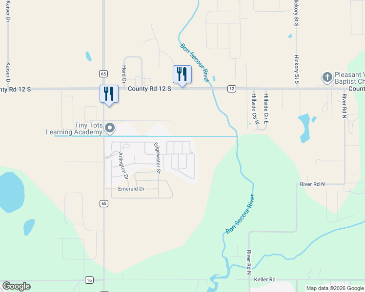 map of restaurants, bars, coffee shops, grocery stores, and more near 18413 Pondview Drive in Foley