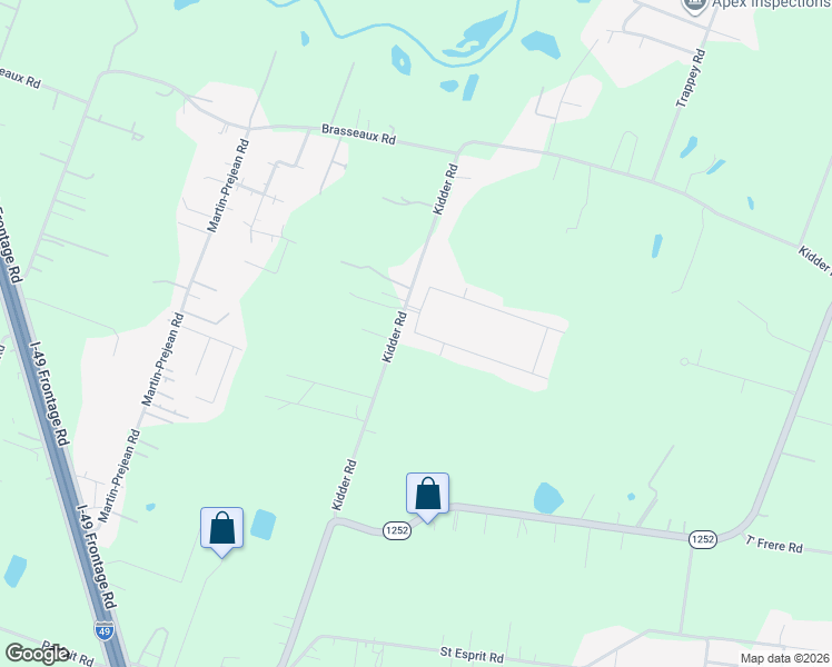 map of restaurants, bars, coffee shops, grocery stores, and more near Ridgecroft Drive in Carencro