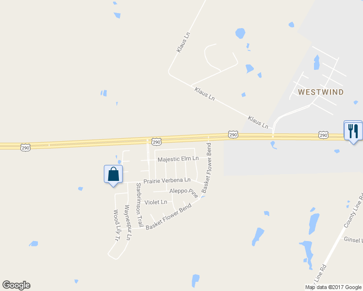 map of restaurants, bars, coffee shops, grocery stores, and more near 18000 Honey Locust Lane in Elgin