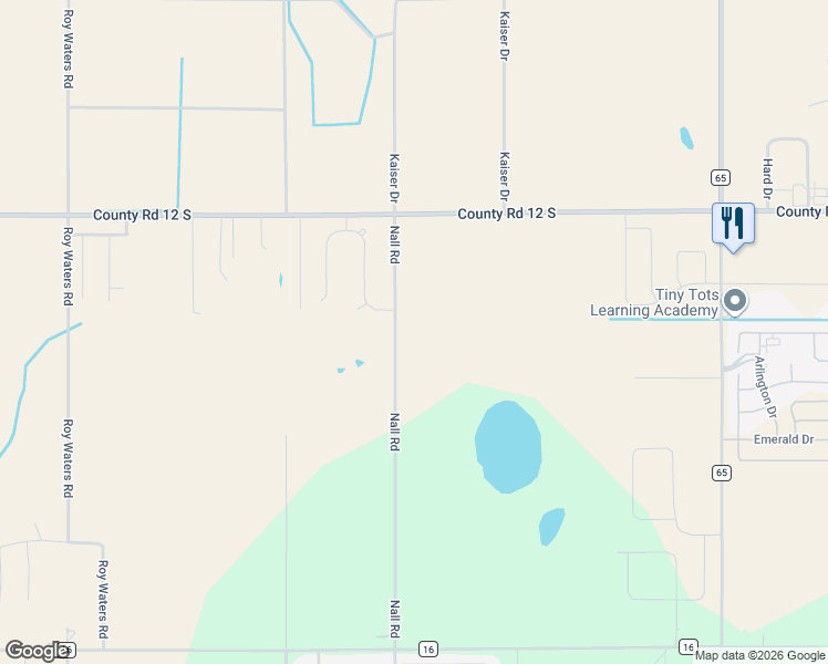 map of restaurants, bars, coffee shops, grocery stores, and more near 8750 Nall Road in Foley