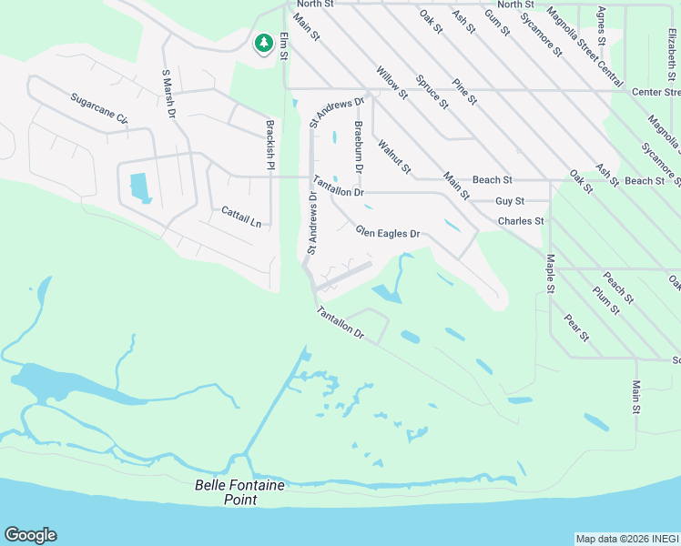 map of restaurants, bars, coffee shops, grocery stores, and more near 103 Golfing Green Drive in Ocean Springs