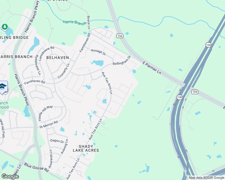 map of restaurants, bars, coffee shops, grocery stores, and more near 7309 Vidrine Street in Austin