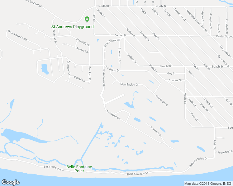 map of restaurants, bars, coffee shops, grocery stores, and more near 103 Golfing Green Drive in Ocean Springs
