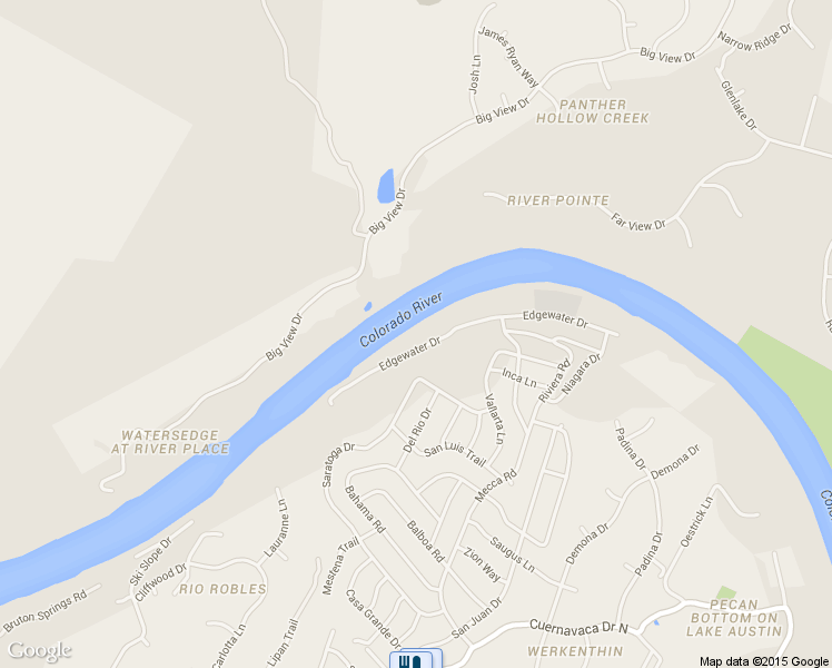 map of restaurants, bars, coffee shops, grocery stores, and more near 2900 Edgewater Drive in Austin