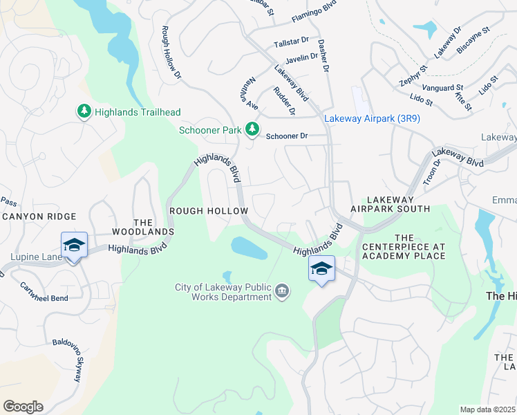 map of restaurants, bars, coffee shops, grocery stores, and more near 406 Bonaire Court in Austin