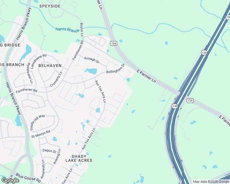 map of restaurants, bars, coffee shops, grocery stores, and more near 11928 Gilleland Lane in Austin