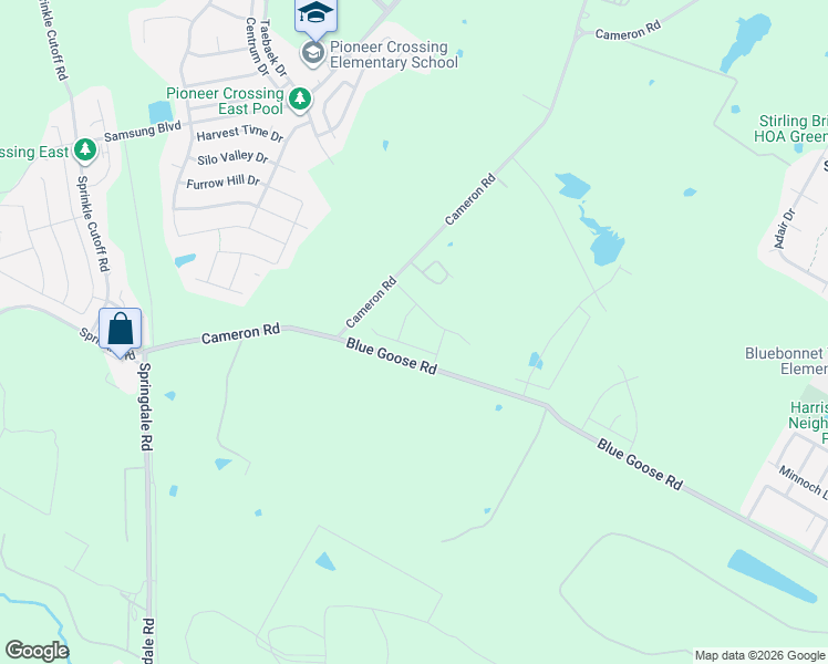 map of restaurants, bars, coffee shops, grocery stores, and more near 4801 Bridwell Lane in Austin
