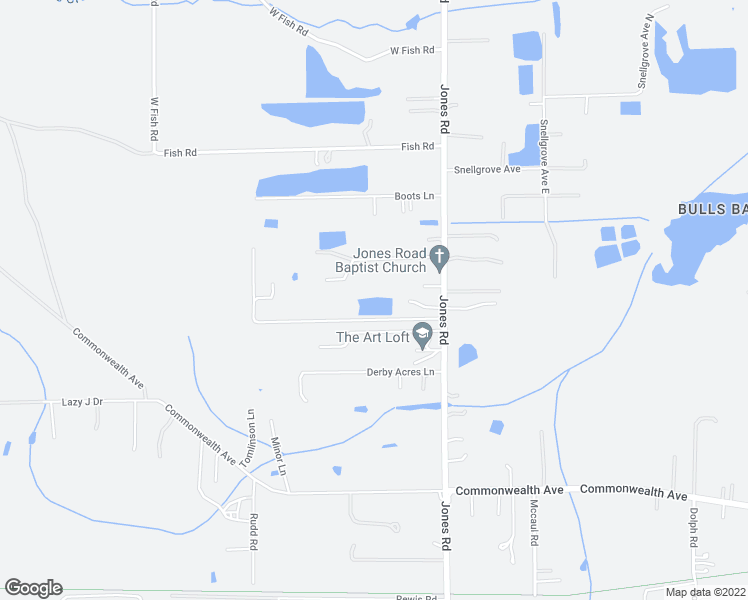 map of restaurants, bars, coffee shops, grocery stores, and more near 2410 Jones Road in Jacksonville