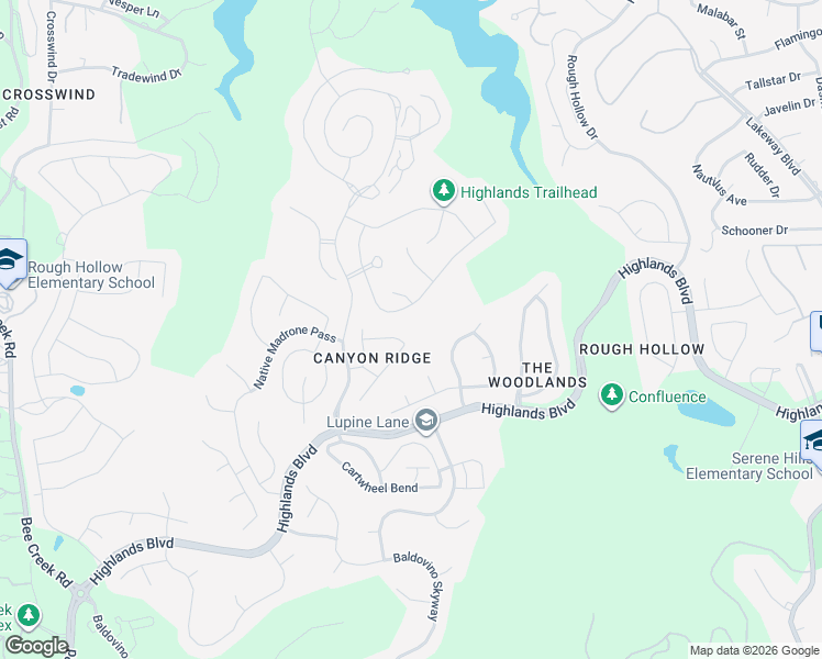 map of restaurants, bars, coffee shops, grocery stores, and more near 210 1/2 Grant Cannon Lane in Austin