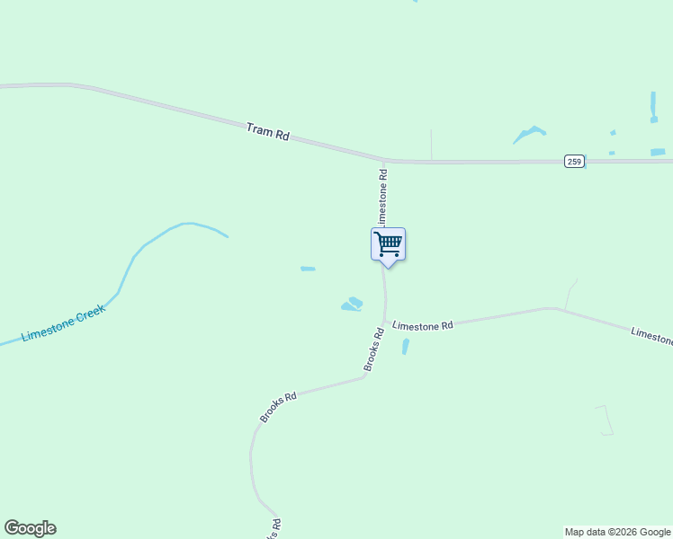 map of restaurants, bars, coffee shops, grocery stores, and more near 304 Limestone Road in Monticello