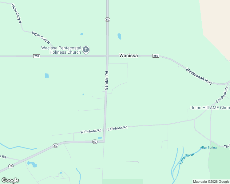 map of restaurants, bars, coffee shops, grocery stores, and more near 380 Hightower-Granger Road in Monticello