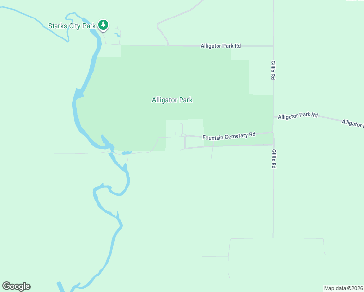 map of restaurants, bars, coffee shops, grocery stores, and more near 5195 Fountain Cemetary Road in Starks