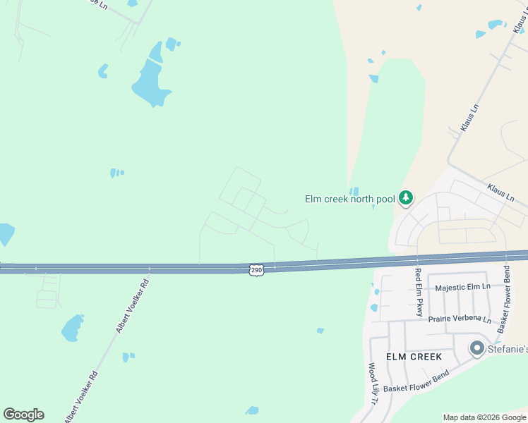 map of restaurants, bars, coffee shops, grocery stores, and more near 16730 Albert Voelker Road in Elgin