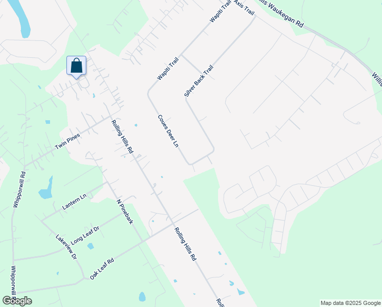 map of restaurants, bars, coffee shops, grocery stores, and more near 4579 Coues Deer Lane in Conroe