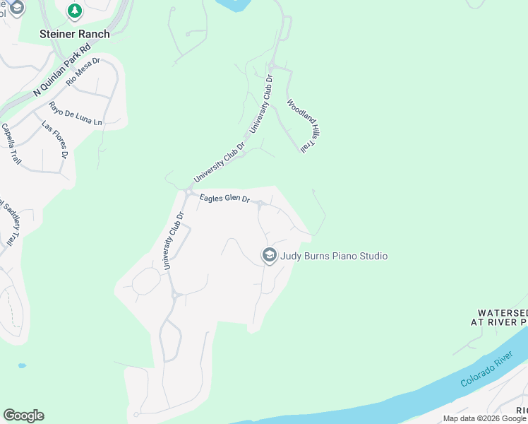 map of restaurants, bars, coffee shops, grocery stores, and more near 1908 Lakecliff Hills Lane in Austin