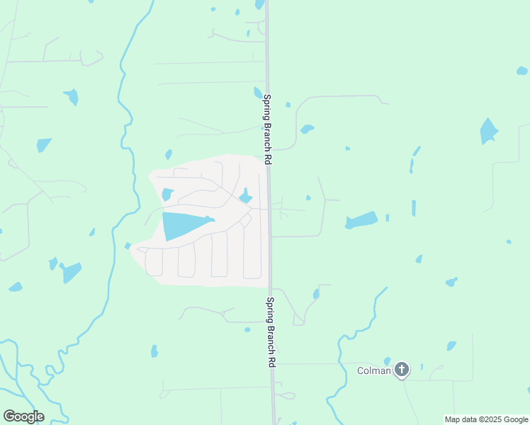 map of restaurants, bars, coffee shops, grocery stores, and more near 3315 Spring Branch Road in Montgomery