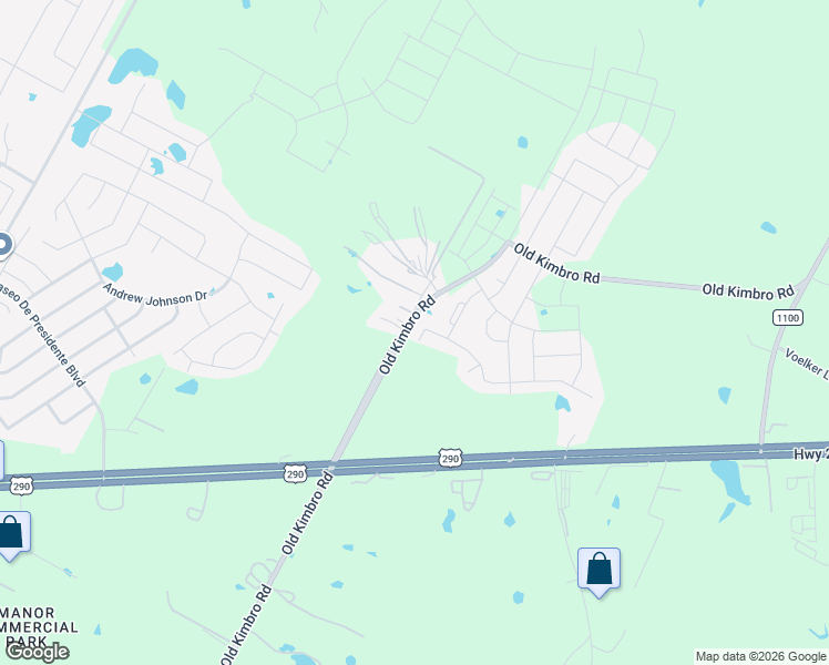 map of restaurants, bars, coffee shops, grocery stores, and more near 13346 Old Kimbro Road in Manor