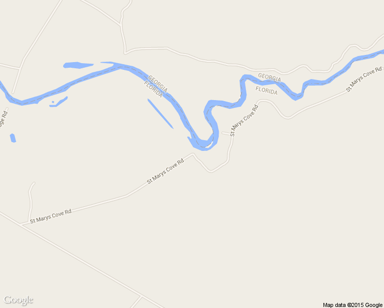 map of restaurants, bars, coffee shops, grocery stores, and more near Saint Marys Cove Road in Macclenny