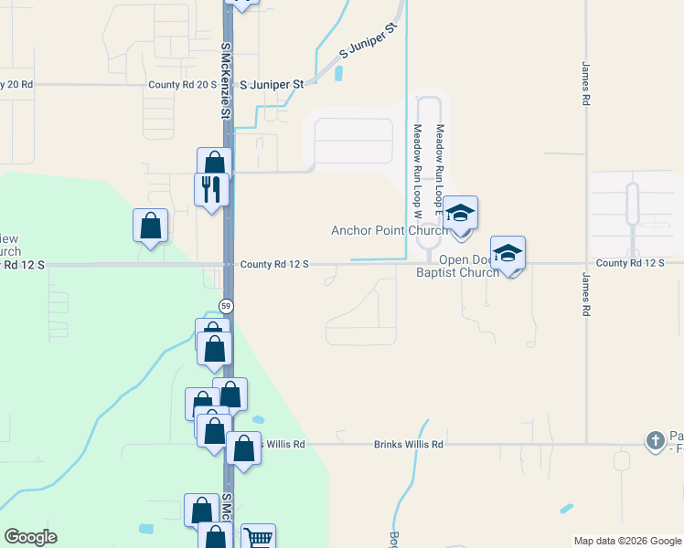 map of restaurants, bars, coffee shops, grocery stores, and more near 4000 Kendallbrook Loop in Foley